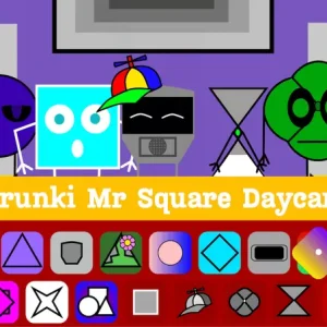 Sprunki Mr Square Daycare