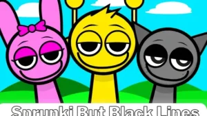 Sprunki But Black Lines
