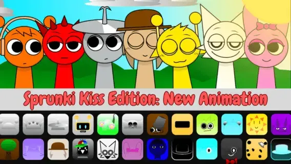Sprunki Kiss Edition: New Animation